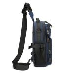 New Arrival Men's Crossbody Chest Bag Waterproof Black Oxford Men Women Stylish Personality Portable Single Chest Bag