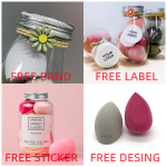 Face Beauty Makeup Sponge With Bottle