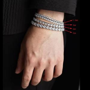Diamond Tennis Bracelet for Women Men