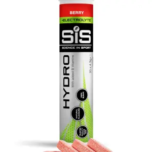 Science in Sport Hydro Electrolyte Tablets 20 pcs. Berry – Vegan & Gluten-Free, Ideal to Promote Hydration and Maintain Electrolytes Balance (Packaging May Vary)