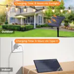 Torkase 60FT Solar String Lights Outdoor with Remote, Commercial Grade Patio Lights with 25+2 Shatterproof G40 Globe LED Filament Bulbs, Dimmable Outside Edison Hanging Light for Backyard Party Decor