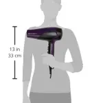 Remington Hair Dryer Ionic (Powerful, Fast Professional Styling, Diffuser, Concentrator, Ionic Conditioning for Frizz Free Hair, 3 Heat / 2 Speed Settings, Cool Shot, 2200W, Purple) D3190