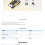 XICOOLEE MCP23017 I/O Expansion Board Module SG-IO-E017, 16 I/O Pins Supports for Raspberry Pi Series, Onboard 3-Digit DIP Switch, I2C Interface Compatible with 3.3V/5V Working Level