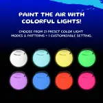 LED Poi - Spin-ballS brand Spin-lightS (Pair)