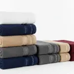 Color Bath Towels 600GSM 75 x150cm 100% Combed Cotton Reactive Dyed