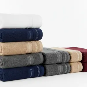 Color Bath Towels 600GSM 75 x150cm 100% Combed Cotton Reactive Dyed