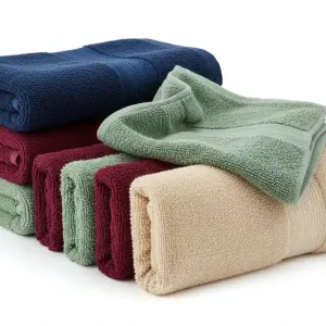 Color Face Towels 600GSM 33 x 33cm 100% Combed Cotton Reactive Dyed