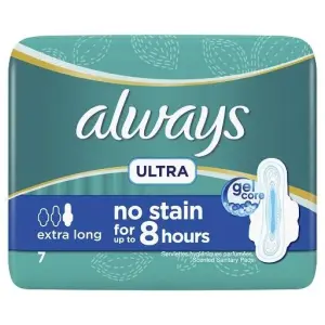 Sanitary Pads - ALWAYS Ultra Thin Extra Long 7pads
