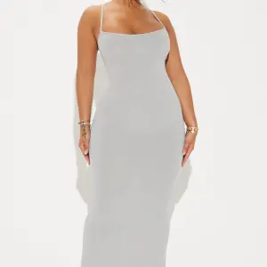 Missing Me Ribbed Maxi Dress - Heather Grey